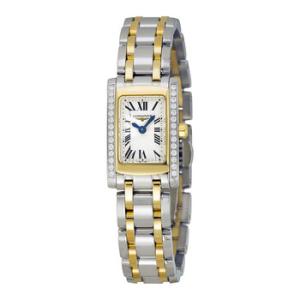 Dolce Vita Silver Dial Diamond Two Tone Watch L5.158.5.78.7