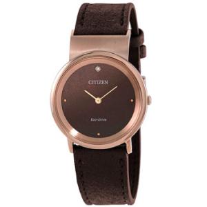 EcoDrive Brown Dial Watch EG707219X