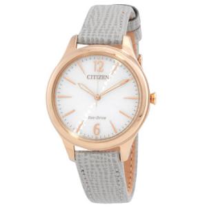 EcoDrive White Dial Watch EM050910A