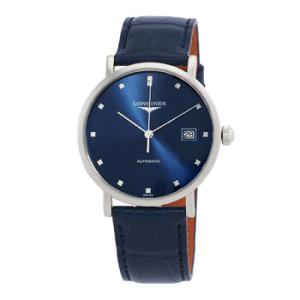 Elegant Automatic Diamond Blue Dial Watch L4.810.4.97.2