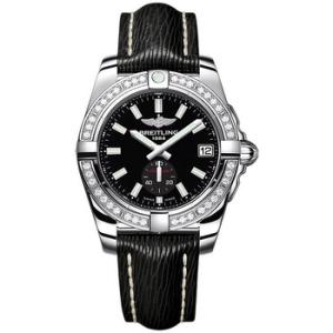 Galactic Automatic Diamond Black Dial Watch A37330531B1X1