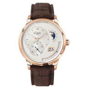 Glashutte PanoMaticCalendar Automatic Silver Dial Watch