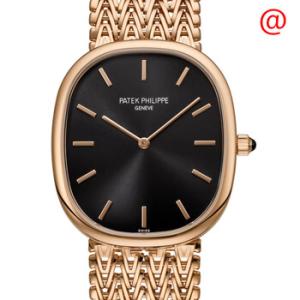 Golden Ellipse Automatic Black Dial Watch 57381R001