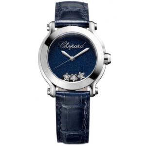Happy Sport Quartz Blue Diamond Dial Watch