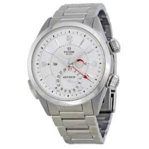 Heritage Advisor Silver Dial Stainless Steel Watch 79620T95740