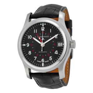 Heritage Avigation Automatic Black Dial Black Leather Watch L28314532