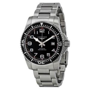 HydroConquest Black Dial Stainless Steel Watch L36954536