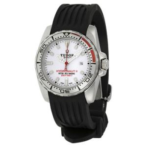 Hydronaut II White Dial Black Rubber Watch 24060WSBKRS