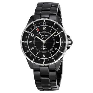 J12 Automatic GMT Black HighTech Ceramic Watch H3102