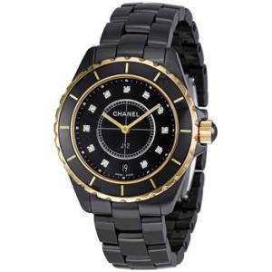 J12 Quartz Black Ceramic Watch H2544