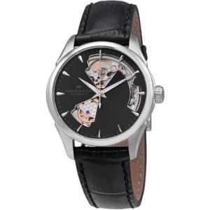 Jazzmaster Viewmatic Automatic Black Skeleton Dial Watch H32215730