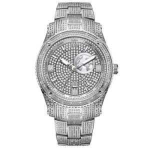 Jet Setter GMT Quartz Diamond Silver Dial Watch J6370B