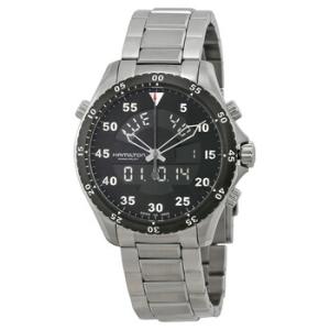 Khaki Flight Timer Analog Digital Men Watch H64554131