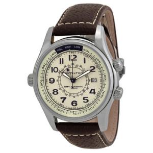 Khaki Navy Automatic GMT Strap Watch H77525553