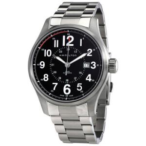 Khaki Officer Automatic Black Dial Watch H70615133