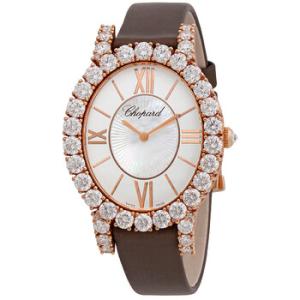 LHeure Du Diamant Quartz 18kt Rose Gold and Diamond Watch