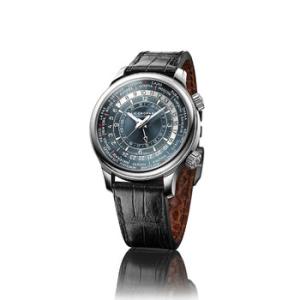 L.U.C Time Traveler One World Time Automatic Chronometer Blue Dial Watch