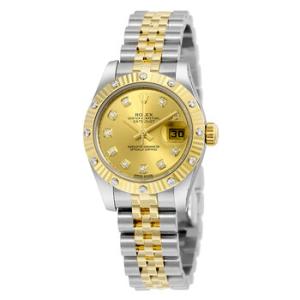 Lady Datejust 26 Champagne Dial Stainless Steel and 18K Yellow Gold Jubilee Bracelet Automatic Watch 179313CDJ