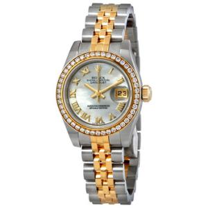 Lady Datejust Mother of Pearl Dial Automatic Watch 179383MRJ