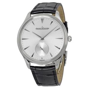 Master Ultra Thin Silver Dial Black Leather Watch Q1278420