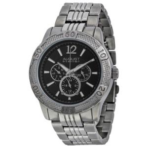 MultiFunction Black Metal Watch AS8058BK