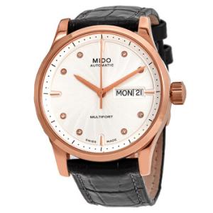 Multifort Automatic Diamond White Dial Watch M0058303603680