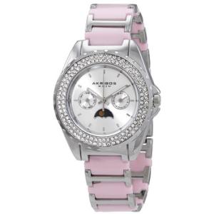 Multifunction Silver Dial Watch AK961SSPK