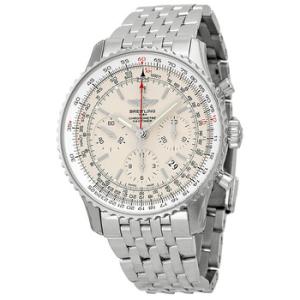 Navitimer 01 Limited Off White Dial Stainless Steel Watch AB012312G756