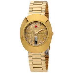 Original L  Automatic Yellow Gold Dial Watch R12413643