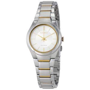 Paradigm Silver Dial Two Tone Watch FE209451A