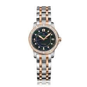 Patravi Autodate Automatic Diamond Black Dial Watch 00.10621.07.87.31