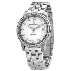 Patravi Automatic Diamond White Mother of Pearl Dial Watch 00.10622.08.24.31