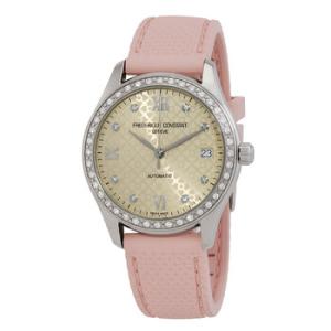 Pink Ribbon Automatic Diamond Silver Dial Watch FC303LGD3BD6PR