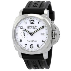 Preowned Panerai Luminor 1950 Automatic White Dial Watch PAM00499