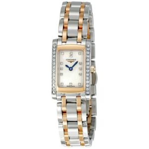 Prima Luna Mother of Pearl Diamond Dial Two Tone Watch