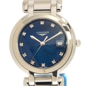 Prima Luna Quartz Diamond Blue Dial Watch L8.112.4.98.6