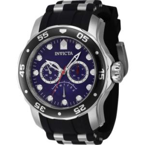 Pro Diver Retrograde GMT Quartz Blue Dial Watch