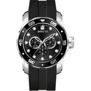 Pro Diver Scuba GMT Quartz Black Dial Watch