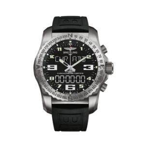 Professional Perpetual Alarm Chronograph Quartz AnalogDigital Chronometer Black Dial Watch EB5010221B1S1