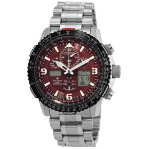 Promaster Perpetual AnalogDigital Red Dial Watch JY808689X