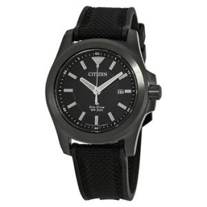 Promaster Tough Black Dial EcoDrive Black Fabric Watch BN021702E