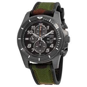 Promaster Tough Chronograph EcoDrive Black Dial Watch CA072712E