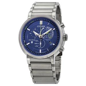 Proximity EcoDrive Perpetual Calender Chronograph Blue Dial Watch BZ100054L