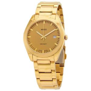 Quartz Gold Dial Yellow Goldtone Watch M0124103302100