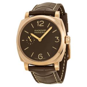 Radiomir 1940 Brown Dial Brown Leather Watch PAM00513