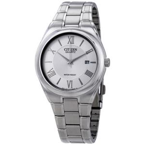 Silver Dial Stainless Steel Watch BI095051A