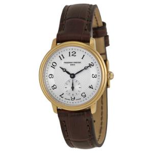 Slim Line Silver Dial Goldplated Watch 235AS1S5