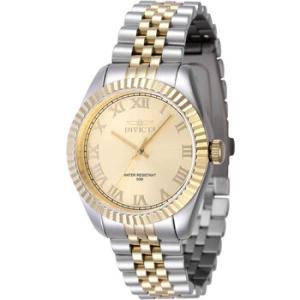 Specialty Quartz Gold Dial Watch