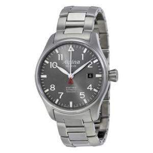Startimer Pilot Automatic Grey Dial Stainless Steel Watch AL525G3S6B