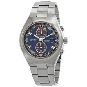Super Titanium Chronograph Blue Dial Watch CA709087L